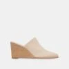 Dolce Vita BEEMA MULES SAND NUBUCK -Dolce Vita DOLCEVITA WEDGES BEEMA SANDNUBUCK 02
