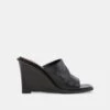 Dolce Vita GILDED WEDGES BLACK LEATHER -Dolce Vita DOLCEVITA WEDGES GILDED BLACKLEATHER 02