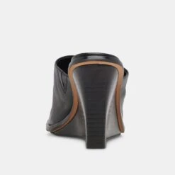 Dolce Vita GILDED WEDGES BLACK LEATHER -Dolce Vita DOLCEVITA WEDGES GILDED BLACKLEATHER 05