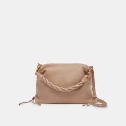 Dolce Vita PRESTON SHOULDER/CROSSBODY CAFE SOFT PEBBLE LEATHER -Dolce Vita DV Handbags Preston cafe 01
