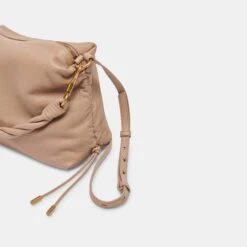 Dolce Vita PRESTON SHOULDER/CROSSBODY CAFE SOFT PEBBLE LEATHER -Dolce Vita DV Handbags Preston cafe 05