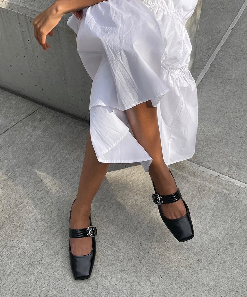 Dolce Vita ARORA BALLET FLATS MIDNIGHT CRINKLE PATENT 8 Dolce Vita ARORA BALLET FLATS MIDNIGHT CRINKLE PATENT - Image 6