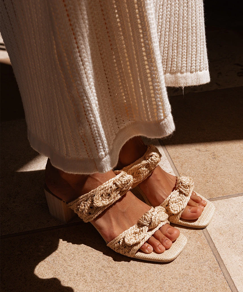 Dolce Vita ZEMMIE SANDALS LT NATURAL RAFFIA 6 Dolce Vita ZEMMIE SANDALS LT NATURAL RAFFIA - Image 4