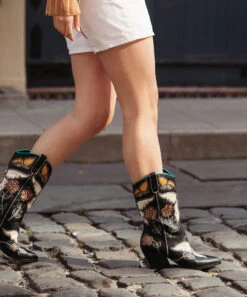 Dolce Vita LELOU BOOTS BLACK MULTI LEATHER -Dolce Vita lel b 1